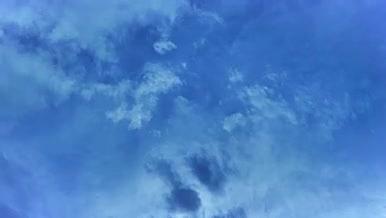 直接看到蓝天有云的蓝天拍摄实拍视频的预览图